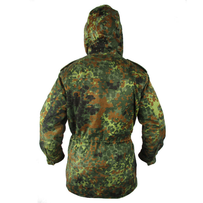 German Flecktarn Parka - With Liner - German Army Surplus - Parkas