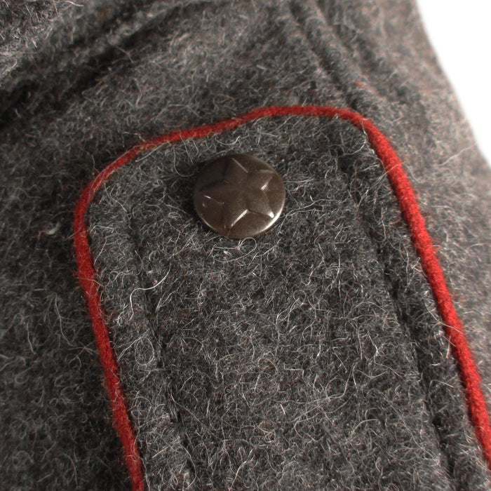 Bulgarian Dark Grey Wool Overcoat