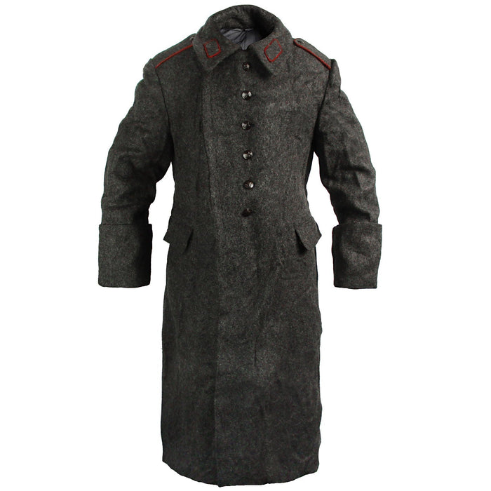 Bulgarian Dark Grey Wool Overcoat - Bulgarian Army Surplus - Great Coats