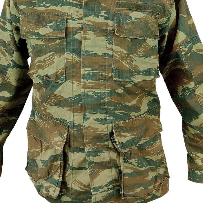 Greek Army Ripstop Lizard Camo Shirt