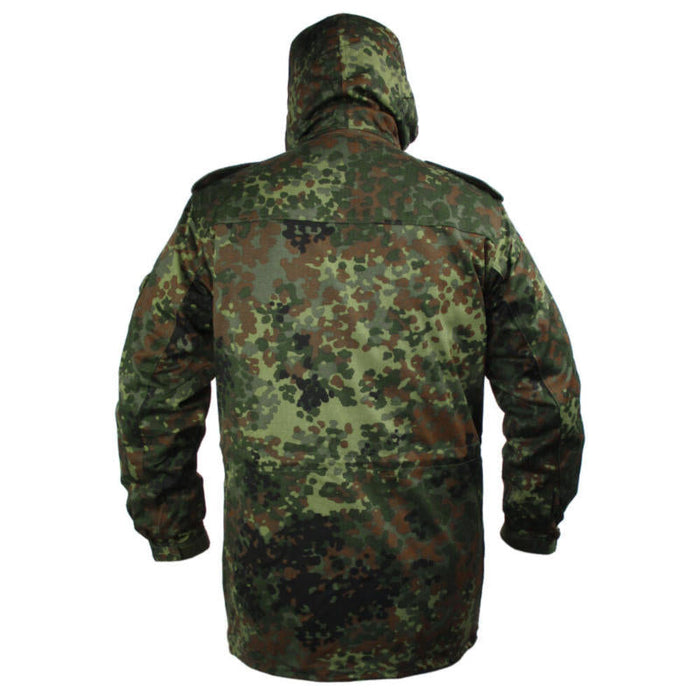 German Flecktarn Parka With Liner - New - German Army Surplus - Parkas