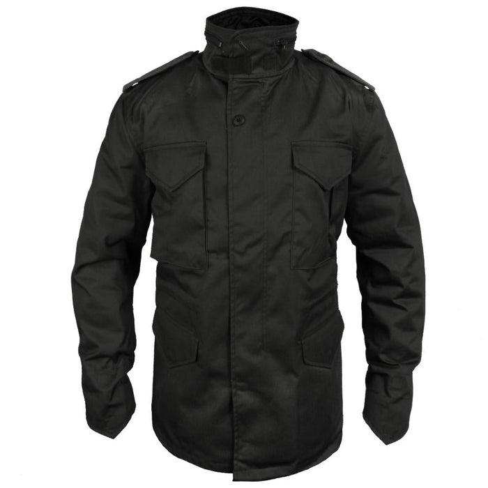 Black M65 Jacket With Liner - Mil-Tec - Field Jackets