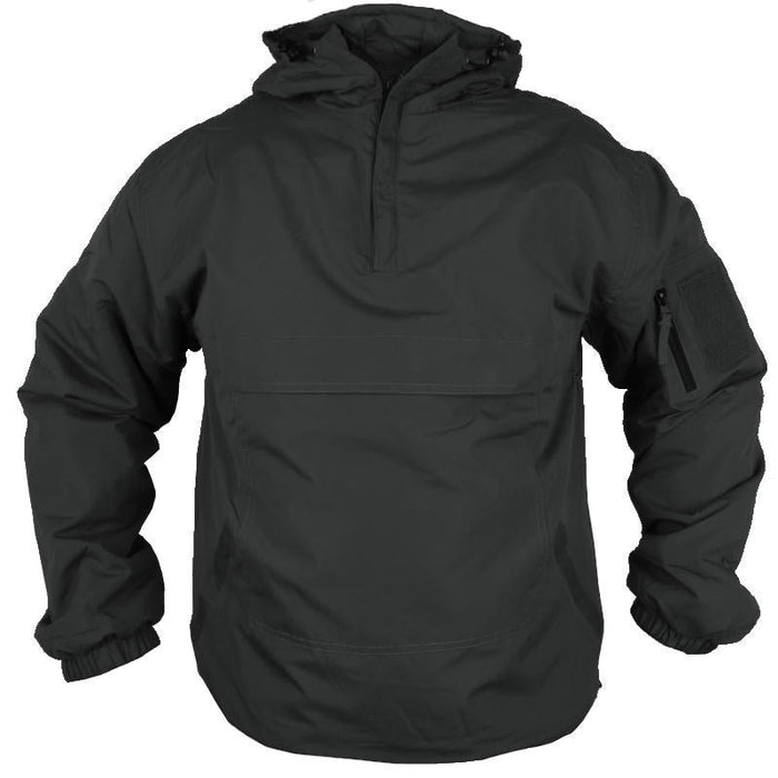 Tactical Fleece Lined Anorak - Black - Mil-Tec - Softshell Jacket