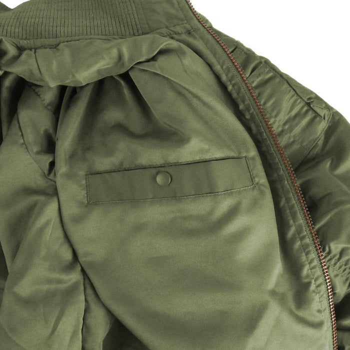 Olive Drab Tactical Flight Jacket - Mil-Tec - Flight Jackets