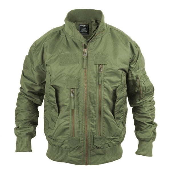 Olive Drab Tactical Flight Jacket - Mil-Tec - Flight Jackets