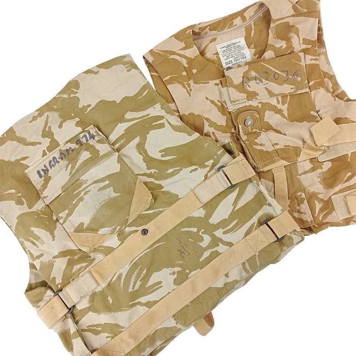 British Desert DPM Body Armour Cover - British Army Surplus - Combat Vests