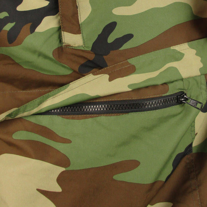 Tactical Fleece Lined Anorak - Woodland - Mil-Tec - Softshell Jacket