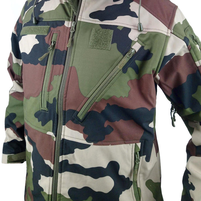 CCE Woodland SCU 14 Softshell Jacket - Mil-Tec - Softshell Jacket