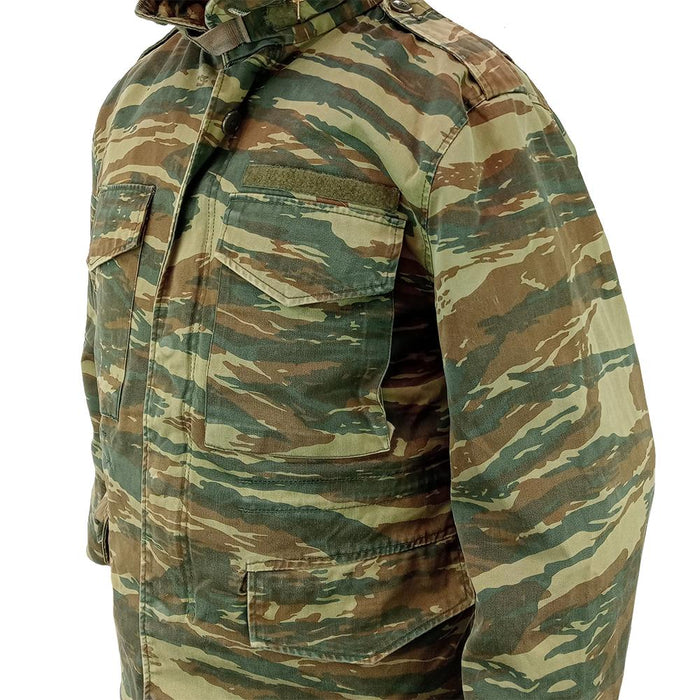 Greek Army Lizard Camo M65 Jacket - Greek Army Surplus - Field Jackets