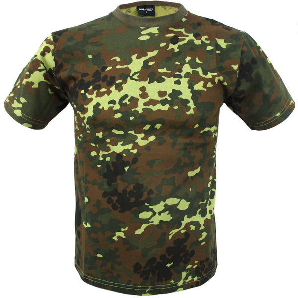 Kids Flecktarn T-Shirt - Mil-Tec - Camouflage T-Shirts