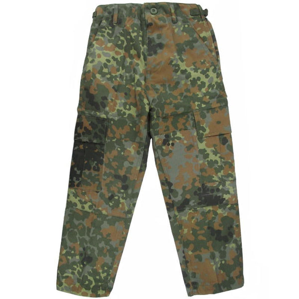 Kids Flecktarn BDU Trousers - Mil-Tec - Combat Trousers