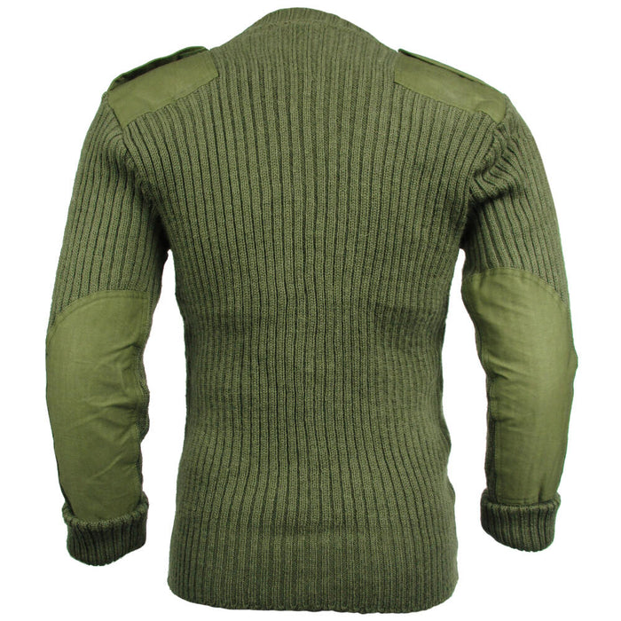 British Army Olive Drab Wool Jersey - British Army Surplus - Fleeces & Jerseys