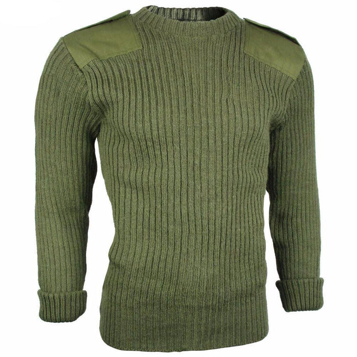 British Army Olive Drab Wool Jersey