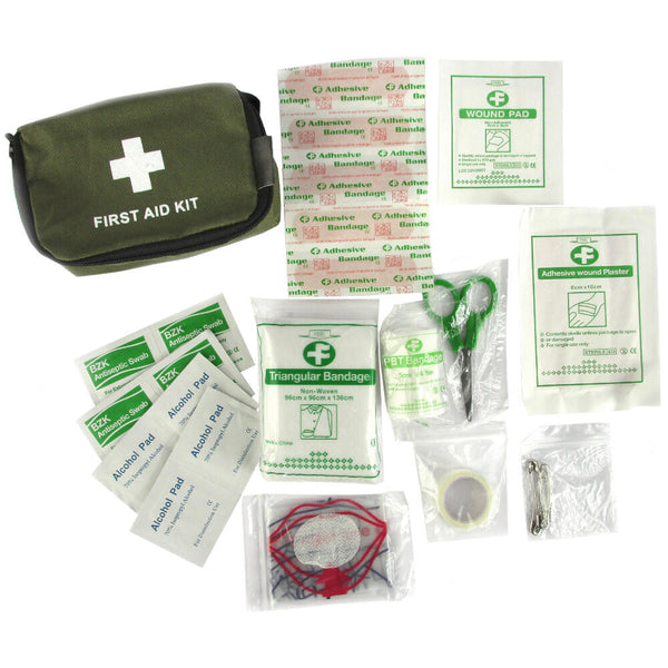 Olive Drab First Aid Kit - Mil-Tec - First-Aid & Hygiene