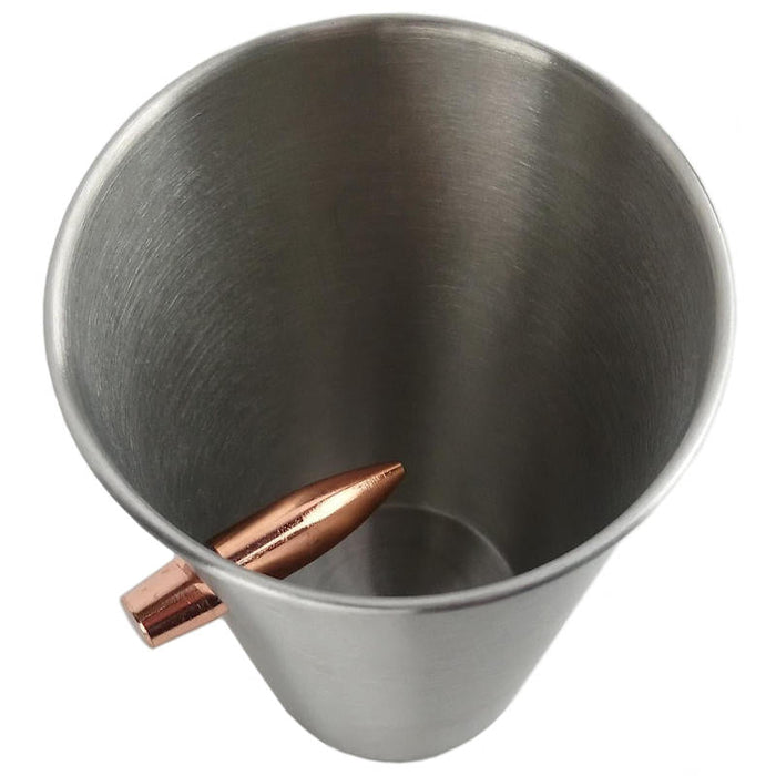 Stainless Steel Bullet Impact Pint Cup - Campco - Gifts & Novelties