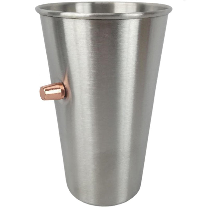 Stainless Steel Bullet Impact Pint Cup