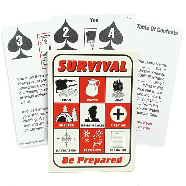 Survival Playing Cards - Unbranded - Gifts & Novelties