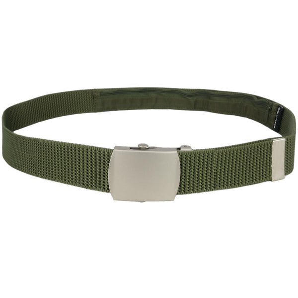 Olive Drab Travel Belt - Mil-Tec - Belts