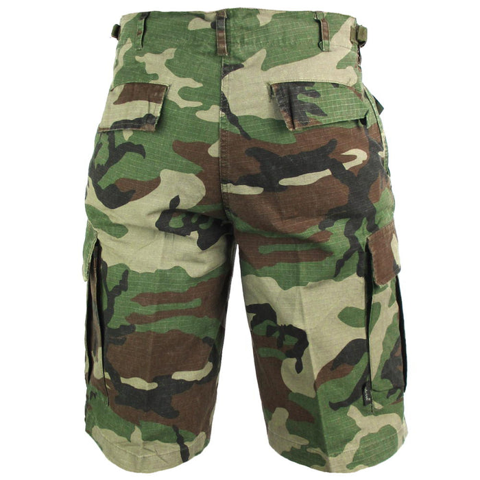 Woodland Camo Ripstop Shorts