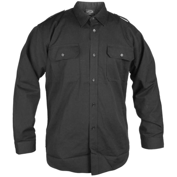 Black Ripstop Field Shirt - Mil-Tec - Field Shirts