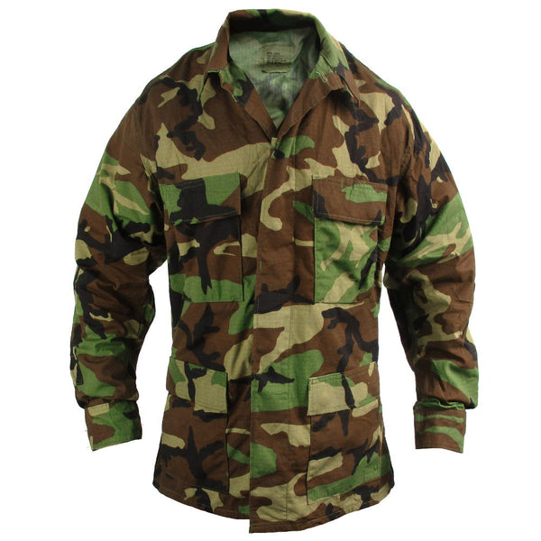 USGI Woodland Ripstop Shirt - US Army Surplus - Field Shirts