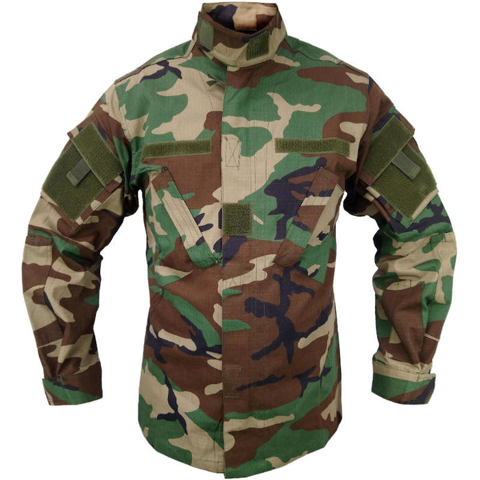 Woodland ACU Ripstop Combat Shirt - Mil-Tec - Field Shirts