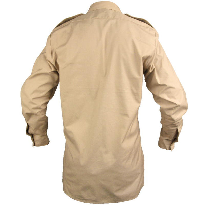 British Army Long Sleeve Fawn Shirt