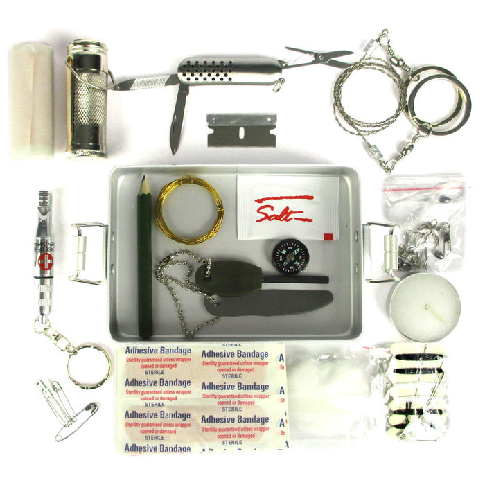 Aluminium Box Survival Kit - Mil-Tec - Survival Kit