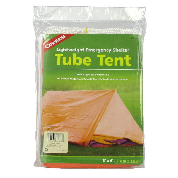 Emergency Shelter Tube Tent - Coghlans - Survival Kit