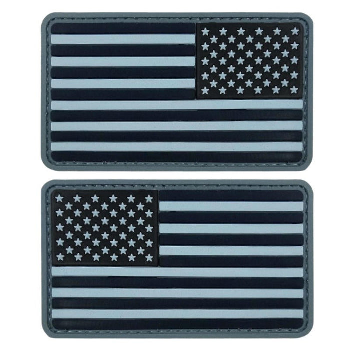 US Flag PVC Patch - Navy