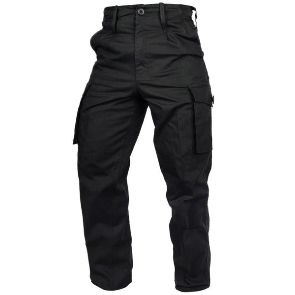 MOD Black Police Trousers - Thatchreed - Work Trousers