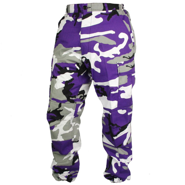 Tactical Camo BDU Pants - Purple - Rothco - Combat Trousers