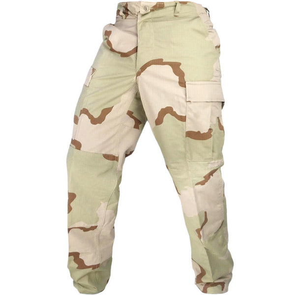 USGI 3 Colour Desert BDU Rip-Stop Pants - US Army Surplus - Combat Trousers