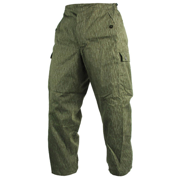 East German Rain Camouflage Trousers - East German Army Surplus - Cargo Trousers