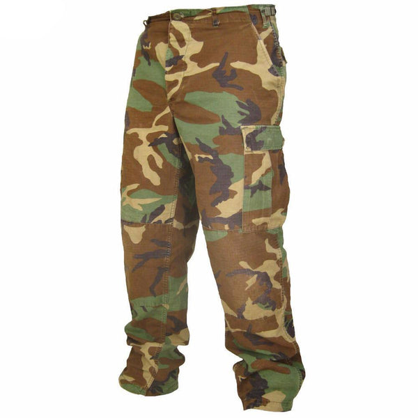 USGI BDU Trousers Woodland Ripstop - US Army Surplus - Combat Trousers