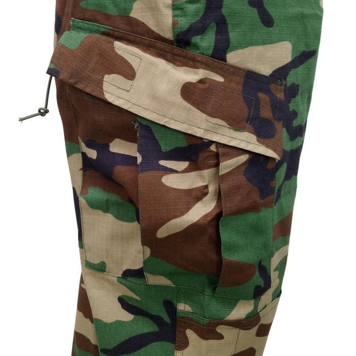 Woodland ACU Ripstop Combat Trousers - Mil-Tec - Combat Trousers