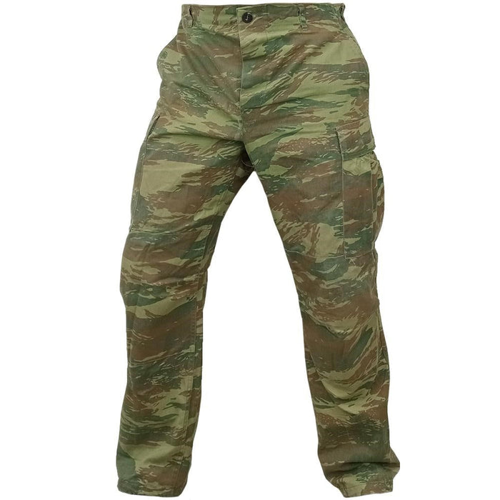 Greek Army Lizard Camo Trousers - Grade 2 - Greek Army Surplus - Combat Trousers