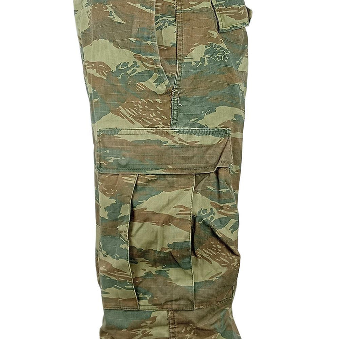 Greek Army Lizard Camo Trousers - Grade 2 - Greek Army Surplus - Combat Trousers