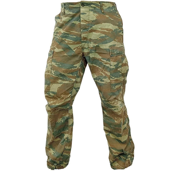 Greek Army Ripstop Lizard Camo Trousers