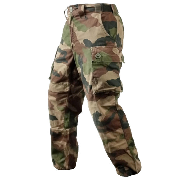 French F4 CE Camouflage Ripstop Trousers - French Army Surplus - Combat Trousers