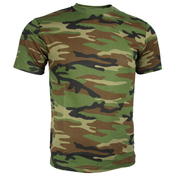 Kids Woodland Camo T-Shirt - Mil-Tec - Camouflage T-Shirts