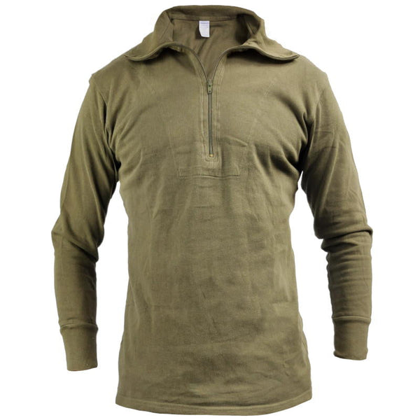 German Army OD Tricot Shirt - German Army Surplus - Base Layers