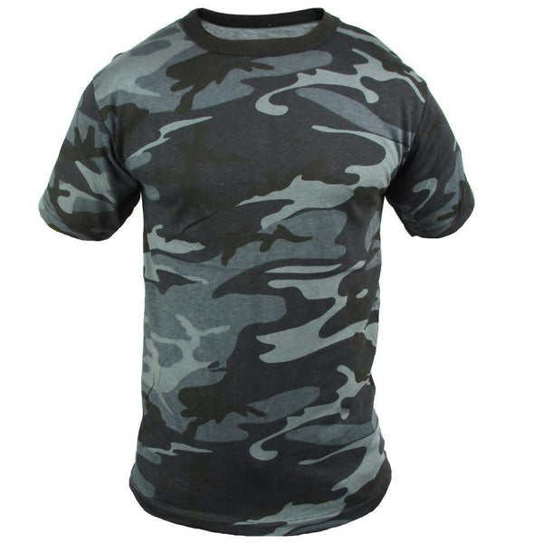 Coloured Camo T-Shirt - Midnight Blue - Rothco - Camouflage T-Shirts