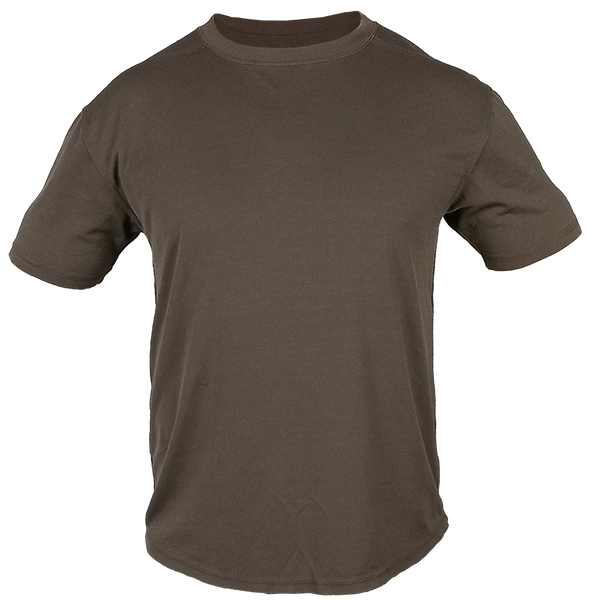 British Army Brown Coolmax T-Shirt - British Army Surplus - Plain & Print T-Shirts