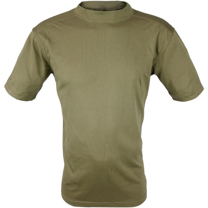 British Army OD Coolmax T-Shirt - British Army Surplus - Plain & Print T-Shirts