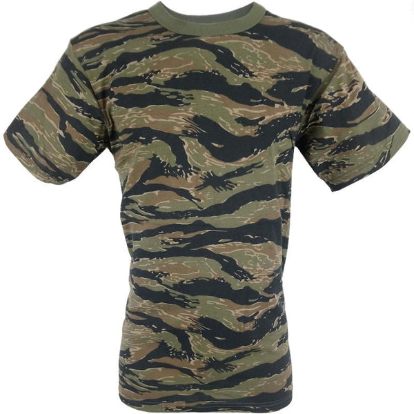 Tiger Stripe Camo T-Shirt - Rothco - Camouflage T-Shirts