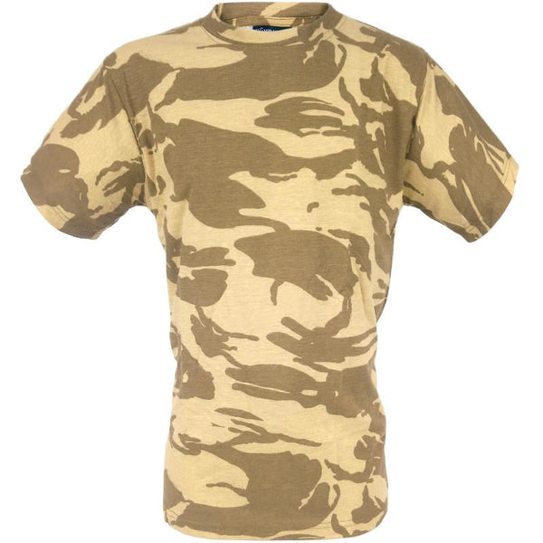 British Style Desert DPM T-Shirt - Kombat - Camouflage T-Shirts