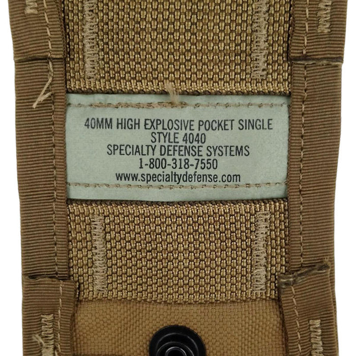 USGI Coyote 40mm Rifle Grenade Pouch