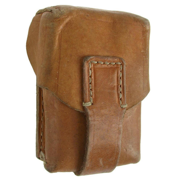 Serbian Leather Mag Pouch - Serbian Army Surplus - Magazine Pouches