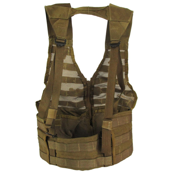 USMC Coyote MOLLE Fighting FLC Vest - US Army Surplus - Combat Vests